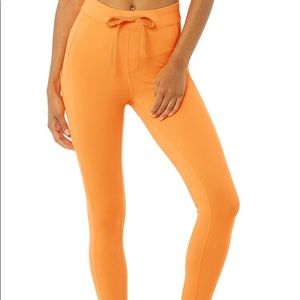 Neon Apricot Orange  Alo Yoga Checkpoint Leggings
